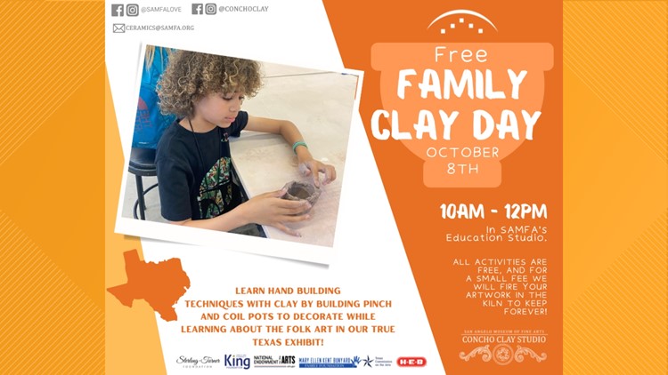 SAMFA to host free Family Clay Day