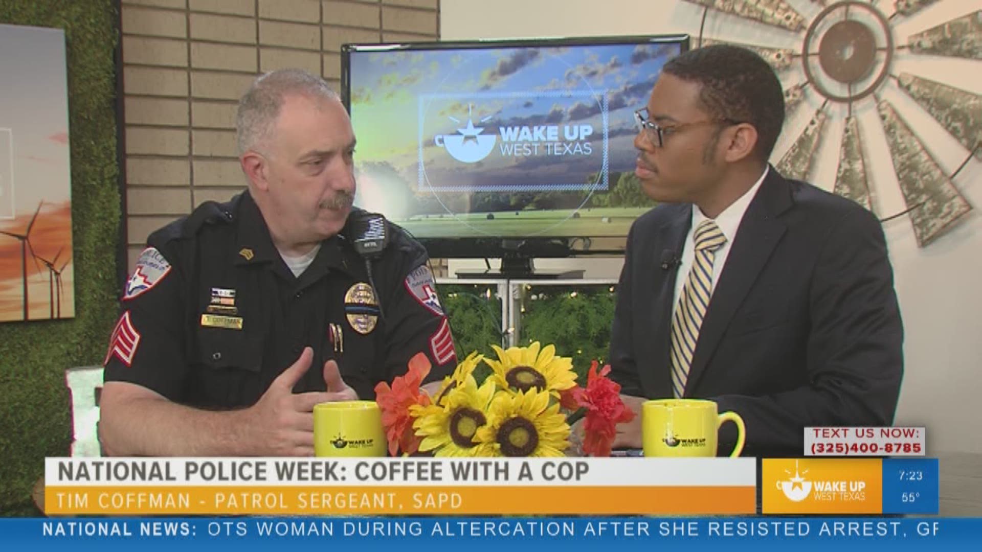 Our Malik Mingo spoke with a Sergeant from the San Angelo Police Department about its upcoming "Coffee with a Cop" event on May 15.