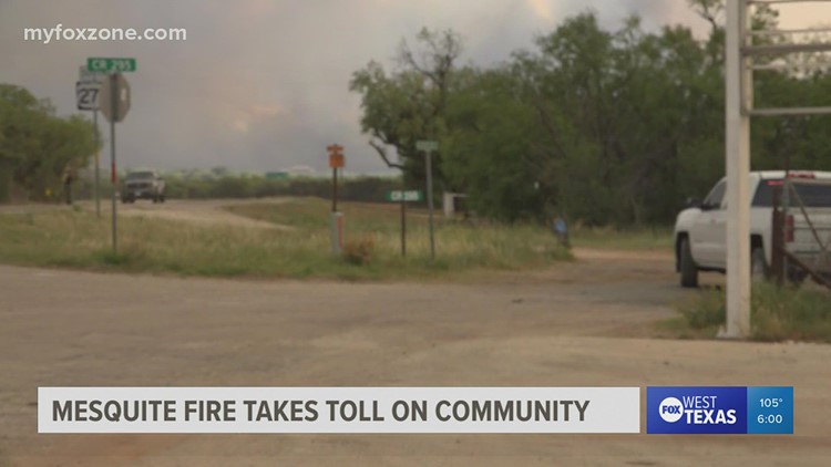 Mesquite Heat fire continues to burn in Taylor County