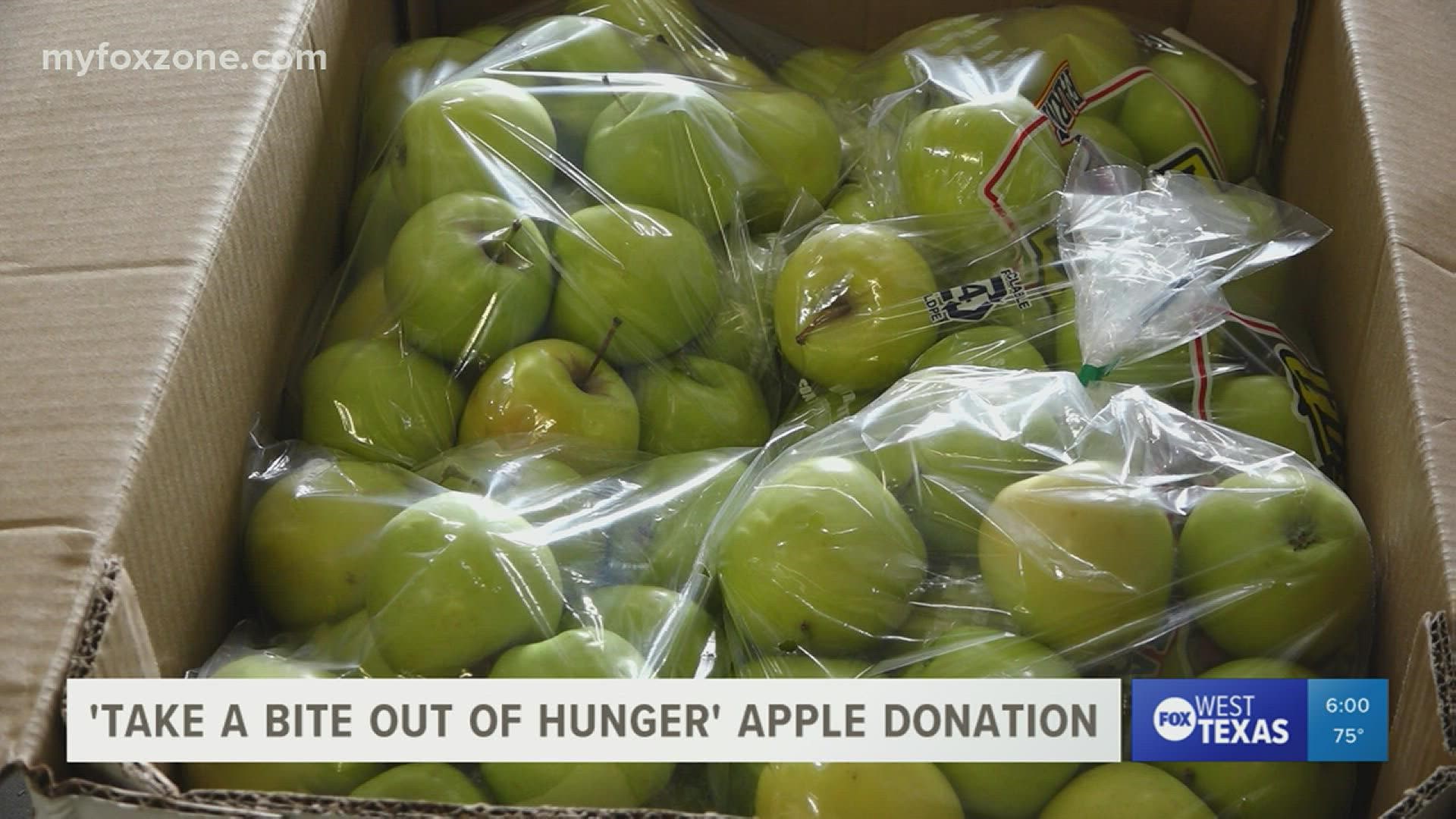 As part of the "FirstFruits program" United Supermarkets and Market Street will donate 50,000 lbs. of apples across Texas and New Mexico.