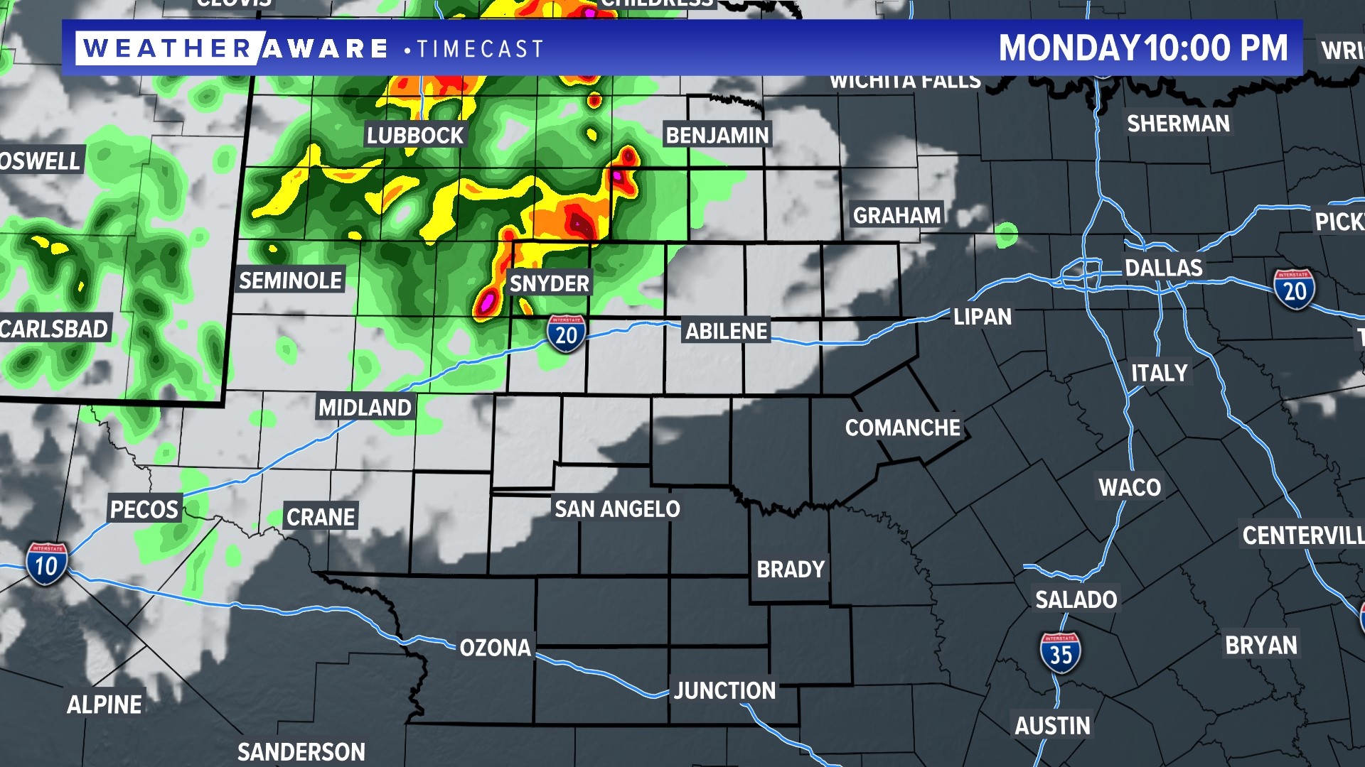 Some Of West Texas Could See Severe Weather Late Monday | Myfoxzone.com