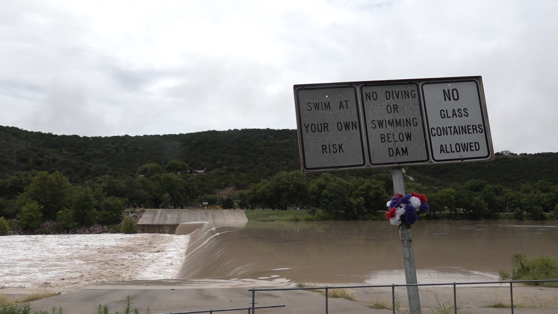 The North Llano River and South Llano River meet in Junction. After Tuesday's rains, the town experienced substantial flooding along both rivers.