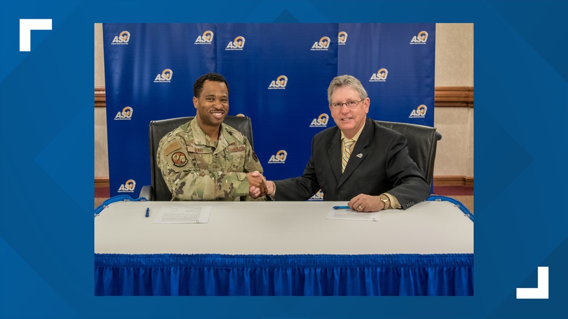 Angelo State, Goodfellow AFB sign new transfer agreement | myfoxzone.com