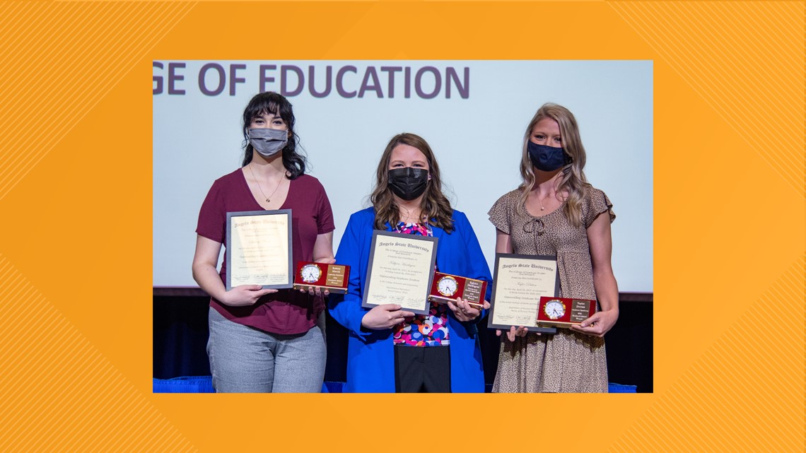Angelo Statula Angelo State 2021 Outstanding Graduate Students honored | myfoxzone.com