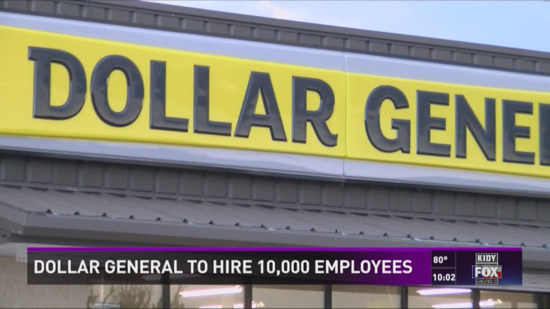 The Dollar General announced nationwide hiring events around the country. 