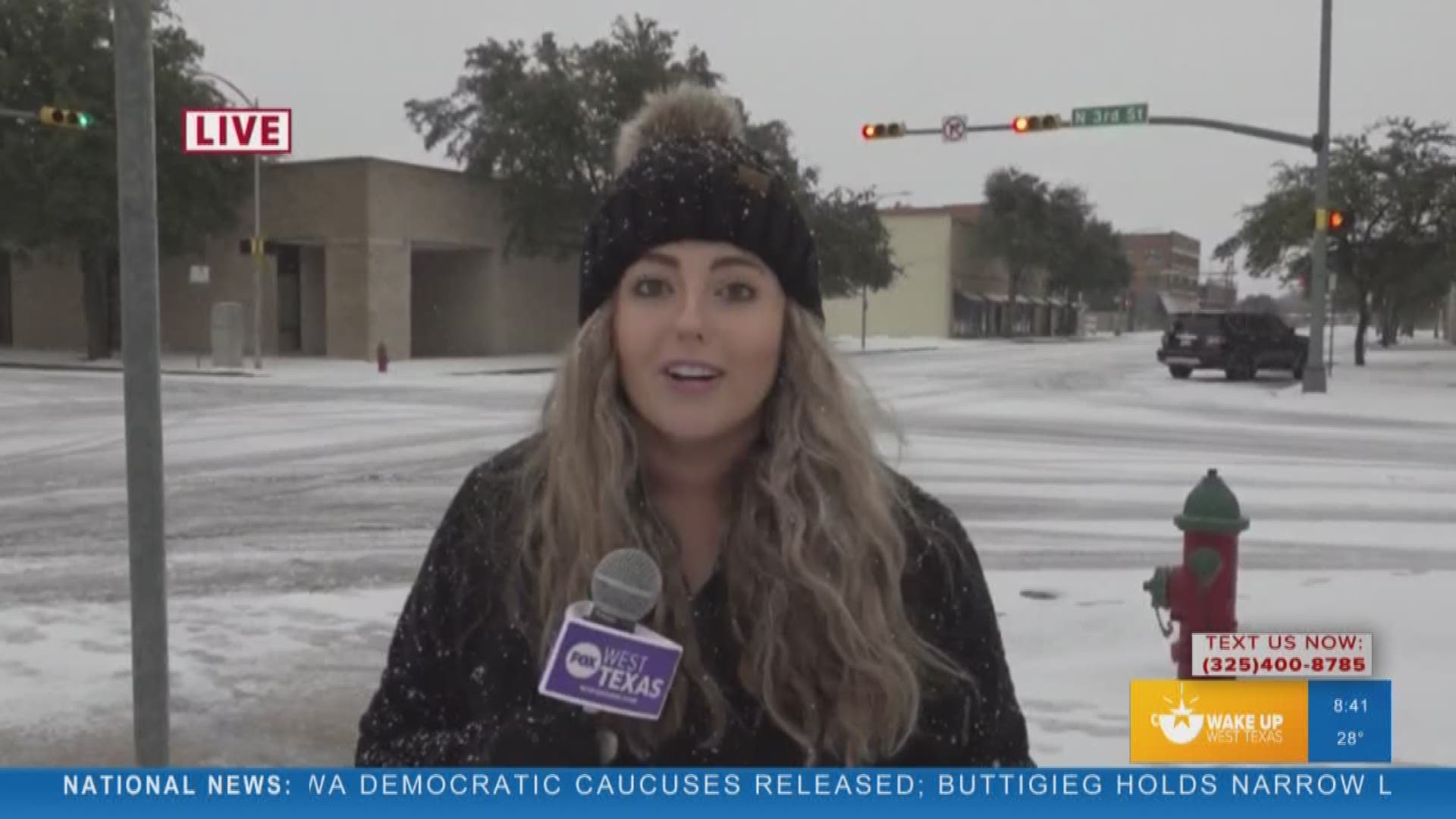 Casey Buscher updates what the road conditions are in Abilene