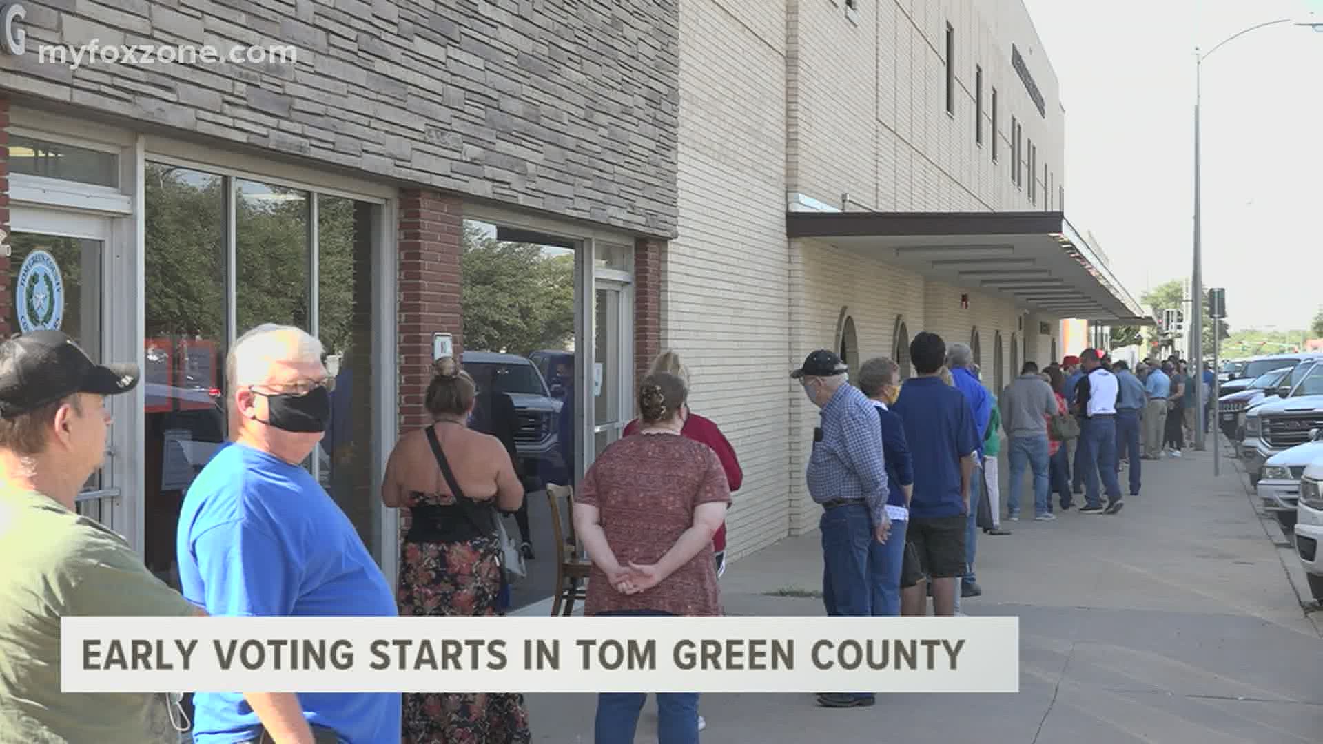 Many voters waited for hours to cast their ballot.