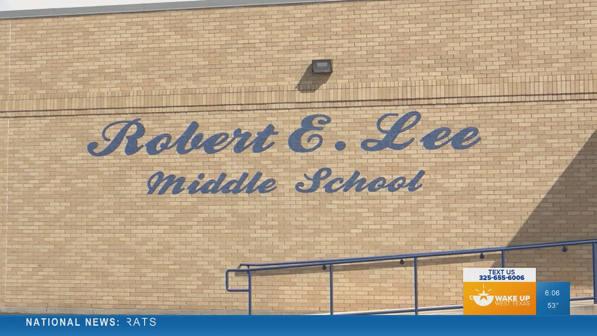 San Angelo ISD comes up with a cost analysis for the possible renaming of Robert E. Lee Middle School.
