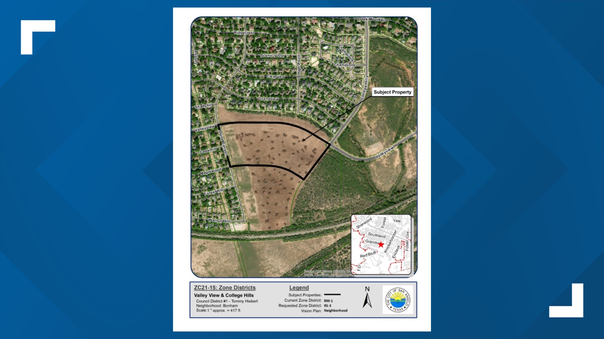 Valley View Subdivision zoning approved by San Angelo City Council ...