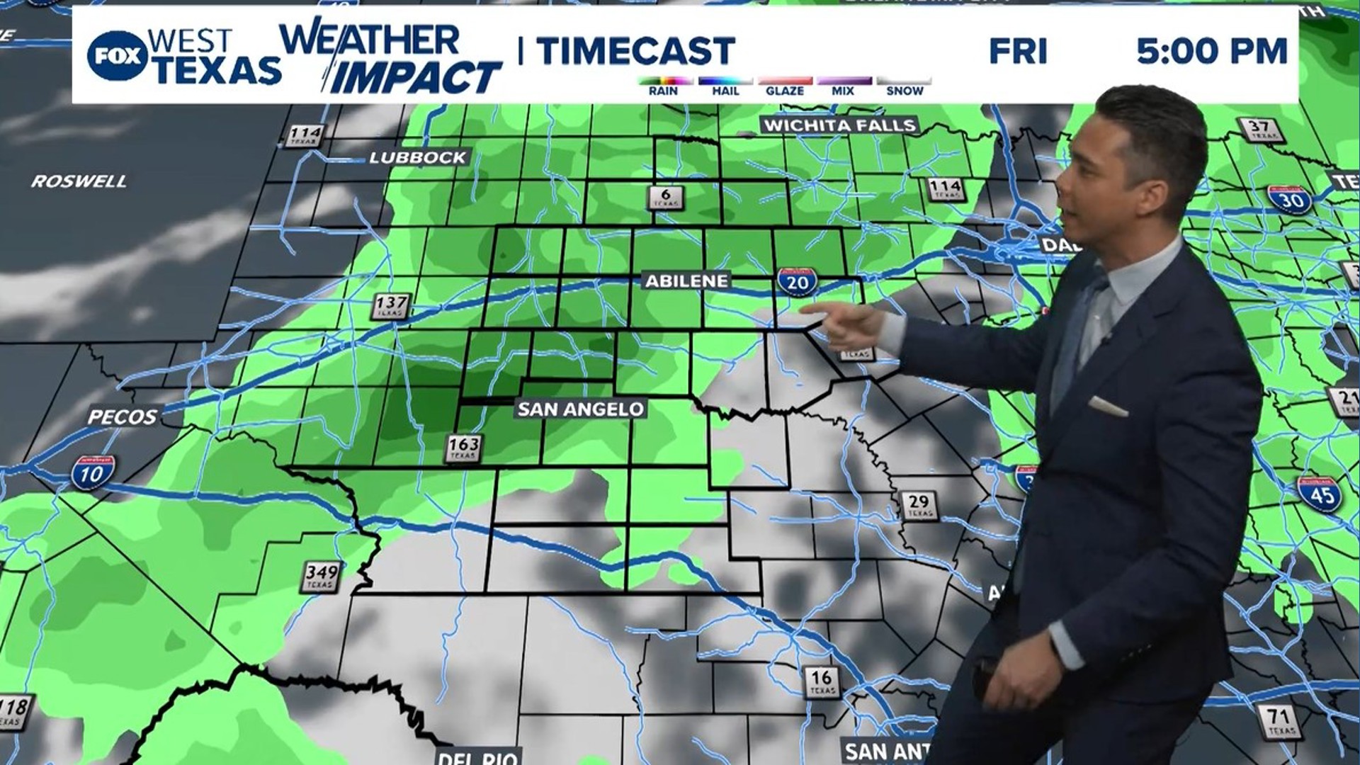 Rain arrives Friday night in West Texas, cooler weekend ahead ...