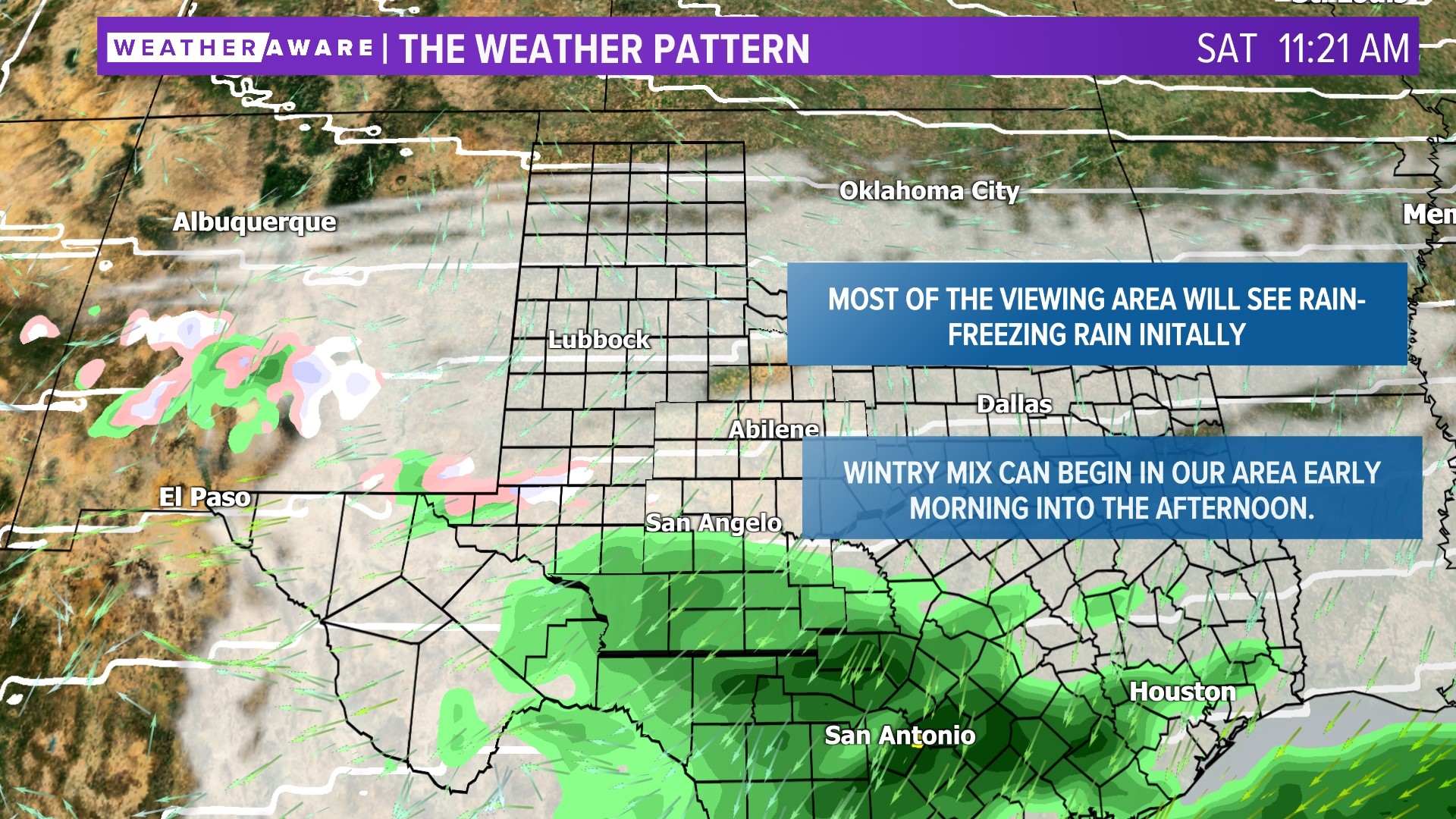 Wintry mix expected across West Texas Saturday | myfoxzone.com