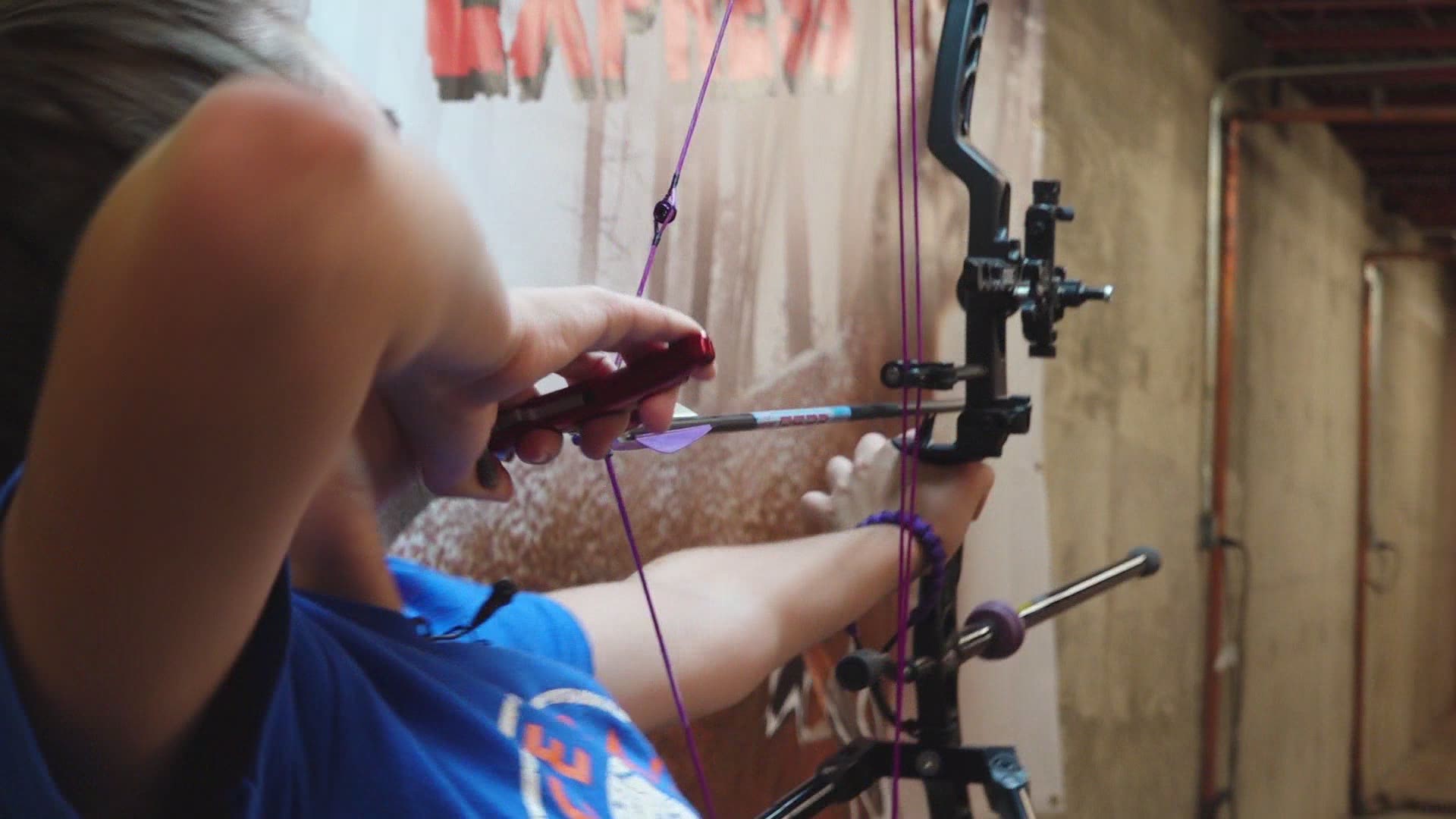 Cia Rangel is hitting her mark as an archer across the state wining multiple competitions.