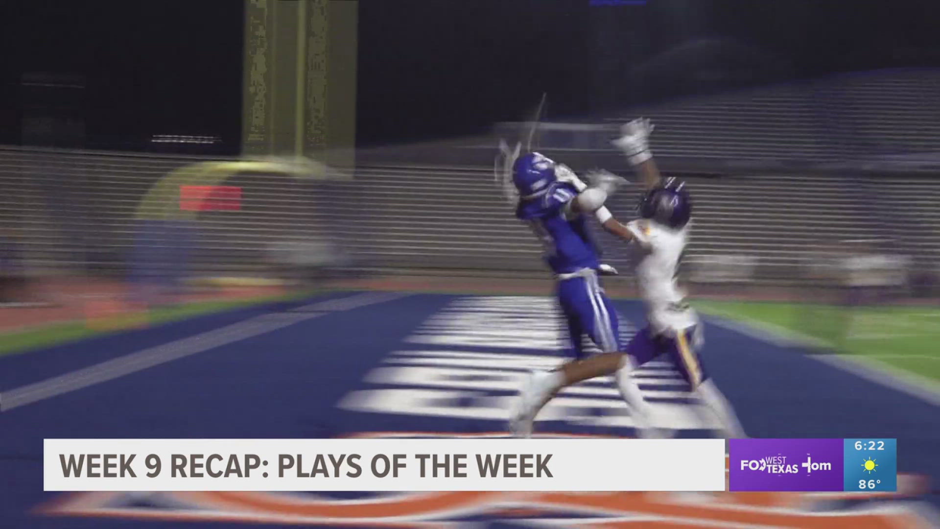 One handed touchdowns, hurdles, and more are featured in Week nine's plays of the week.