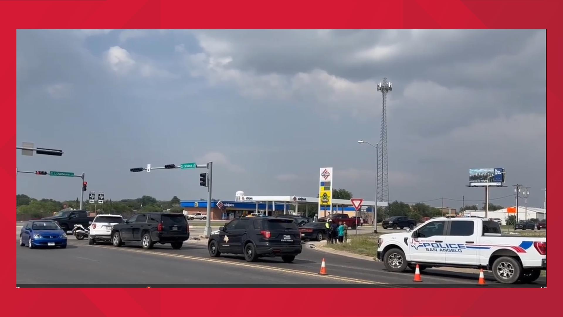 The San Angelo Police Department responded to a crash at the busy intersection Thursday afternoon.