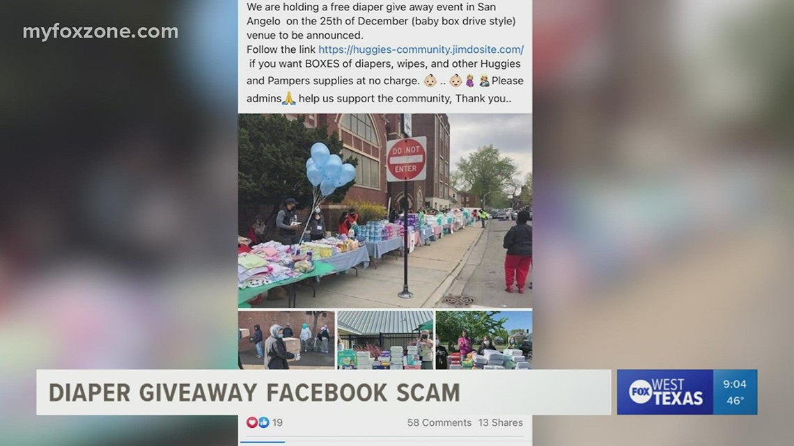 Local law enforcement warns public about diaper giveaway scam on social media