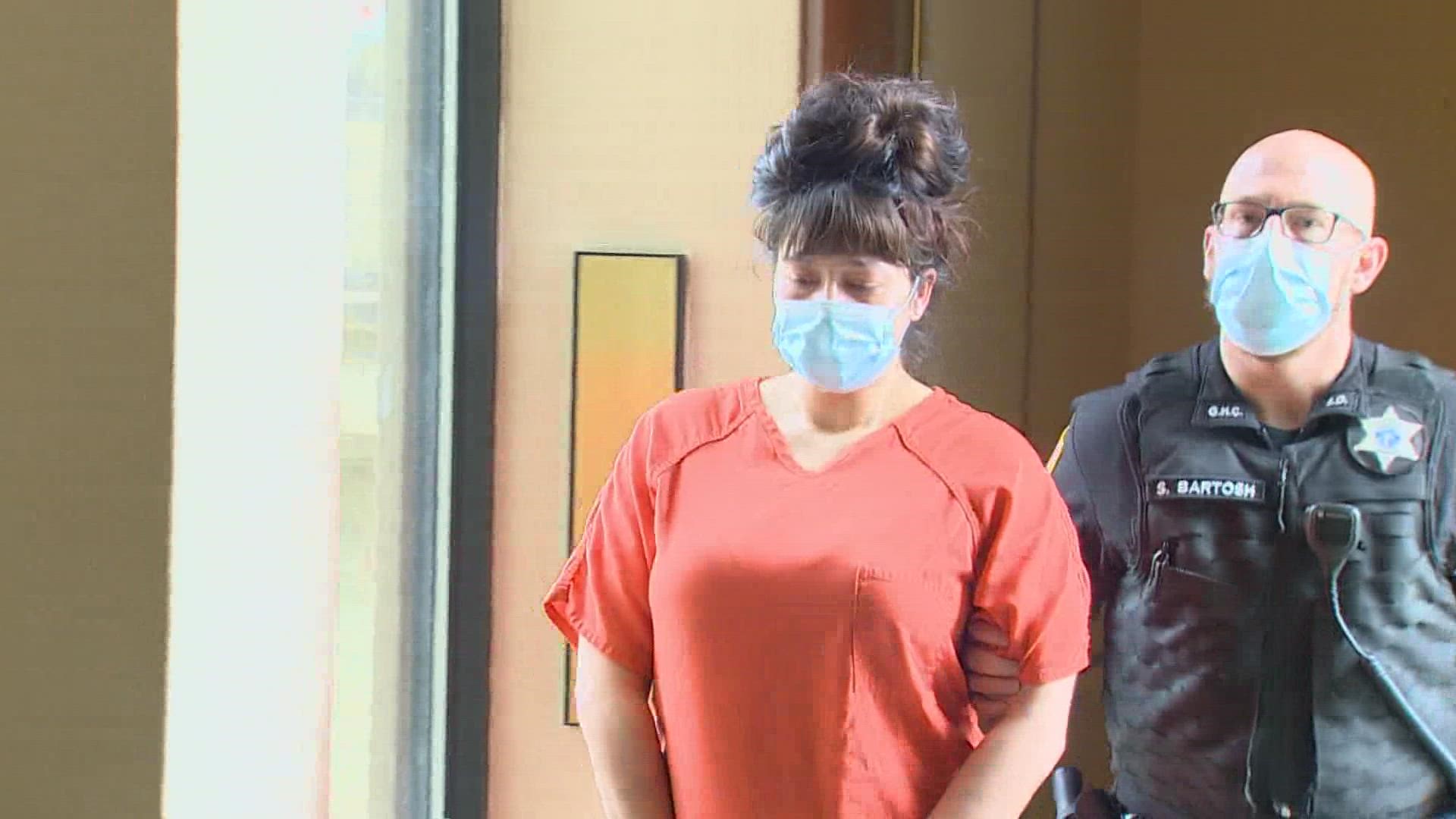 Jordan Bowers was sentenced to 20 months in prison Friday for two counts of child endangerment with a controlled substance.