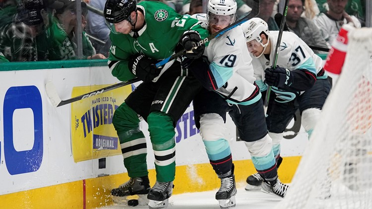 Back-and-forth trips as Kraken look to even the series with Stars in only NHL game Saturday