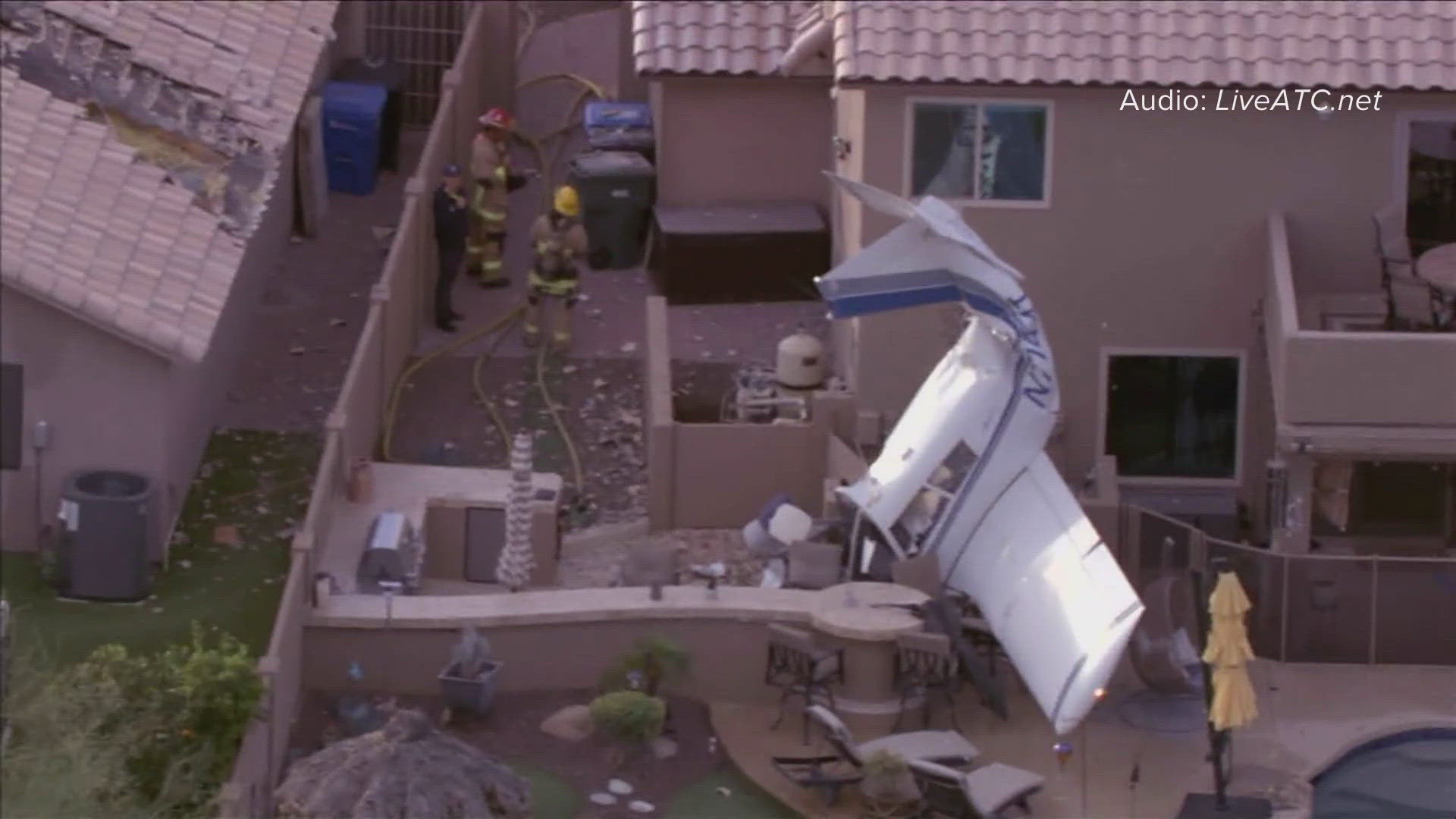 WATCH: Plane crashes into two Arizona homes, hurts 3 | myfoxzone.com