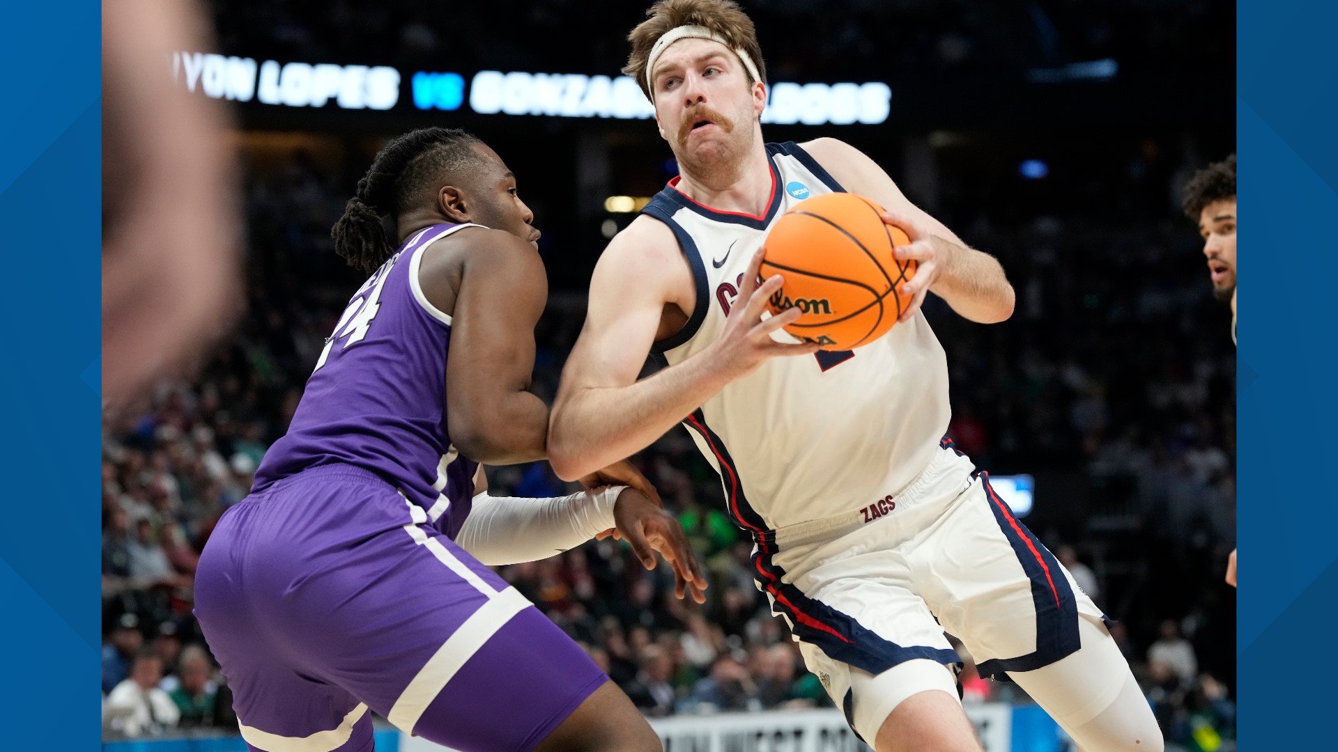 Slow-starting Gonzaga finally started playing like a title contender, then wore out Grand Canyon 82-70 behind 28 points and 10 rebounds from Julian Strawther.