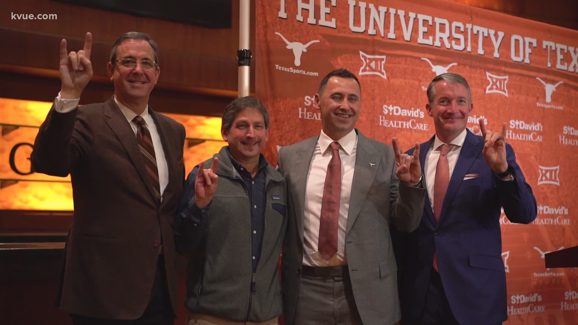 Less than 13 hours is all it took to get Steve Sarkisian from the sidelines of the national championship game in Miami to his new home in Austin.