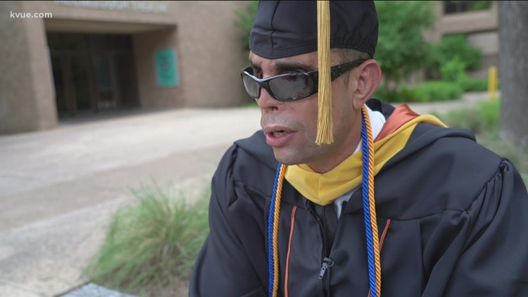 'It's an honor for me': Iraq bombing survivor graduates from UT