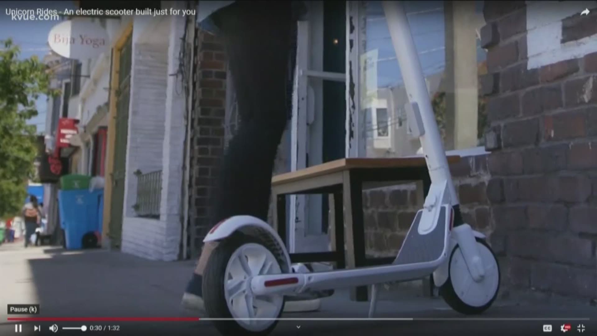 An Austin startup up is living up to its name. It's an electric scooter called Unicorn, and its scooters don't exist.