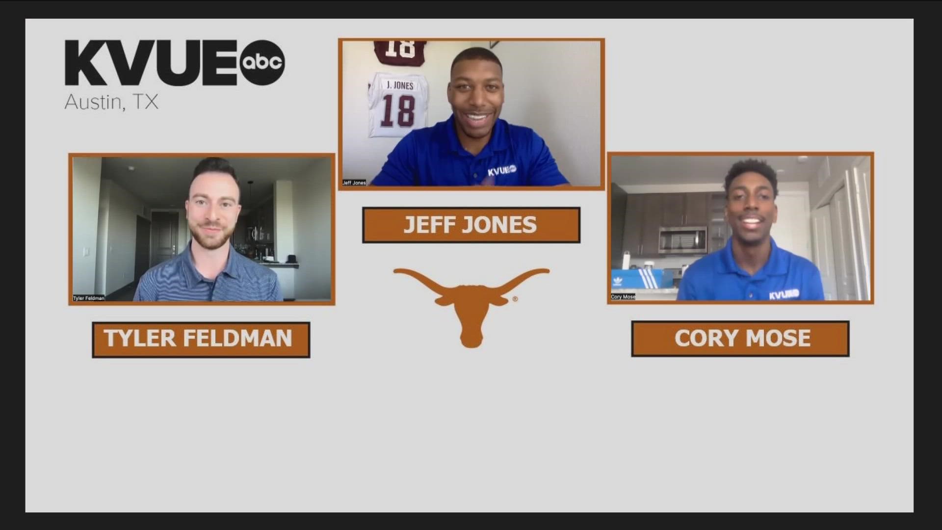 The KVUE Sports team discusses the Texas Longhorns Week 5 matchup against West Virginia and provides predictions for the final score.