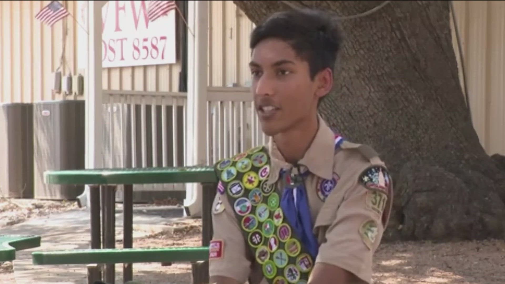 An Austin teenager is celebrating a rare accomplishment. At 17 years old, he earned every merit badge his Boy Scouts program has to offer.