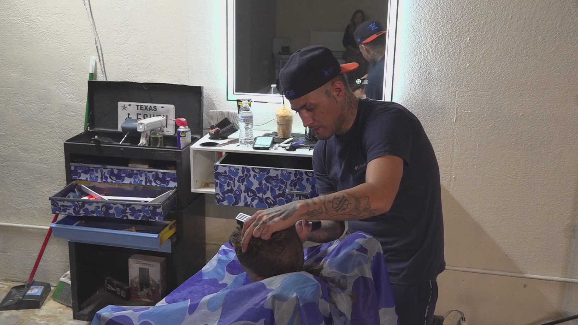 Blake Ramey opened Fade Factory, a barbershop in Fort Stockton, as a place to focus on his sobriety.