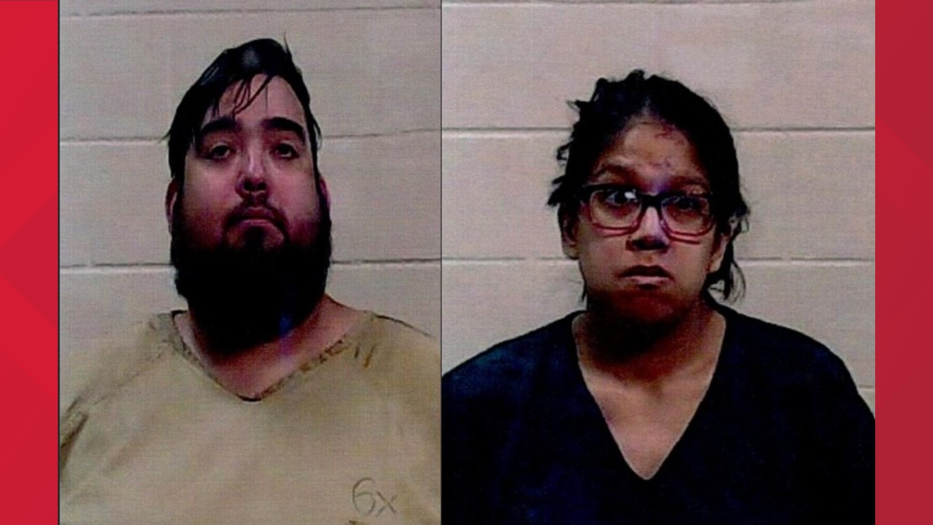 Justin Raines, Elvira Luera and Christine Claros are all charged with knowingly causing serious bodily injury to a disabled person, a first-degree felony.
