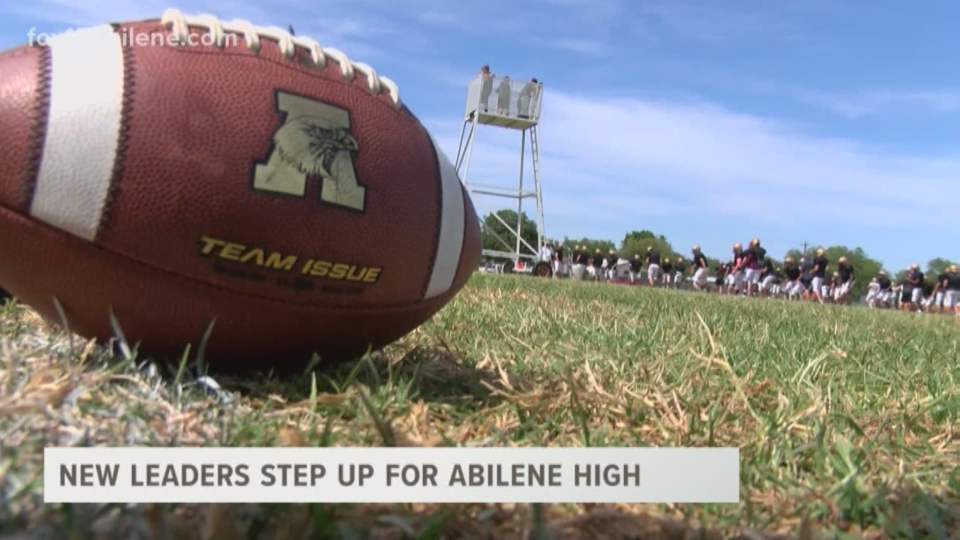 Not only did Abilene High graduate a lot of talent, the Eagles lost a handful of key leadership figures. Some new faces are fitting into the role as leaders and they're making a good early impression.
