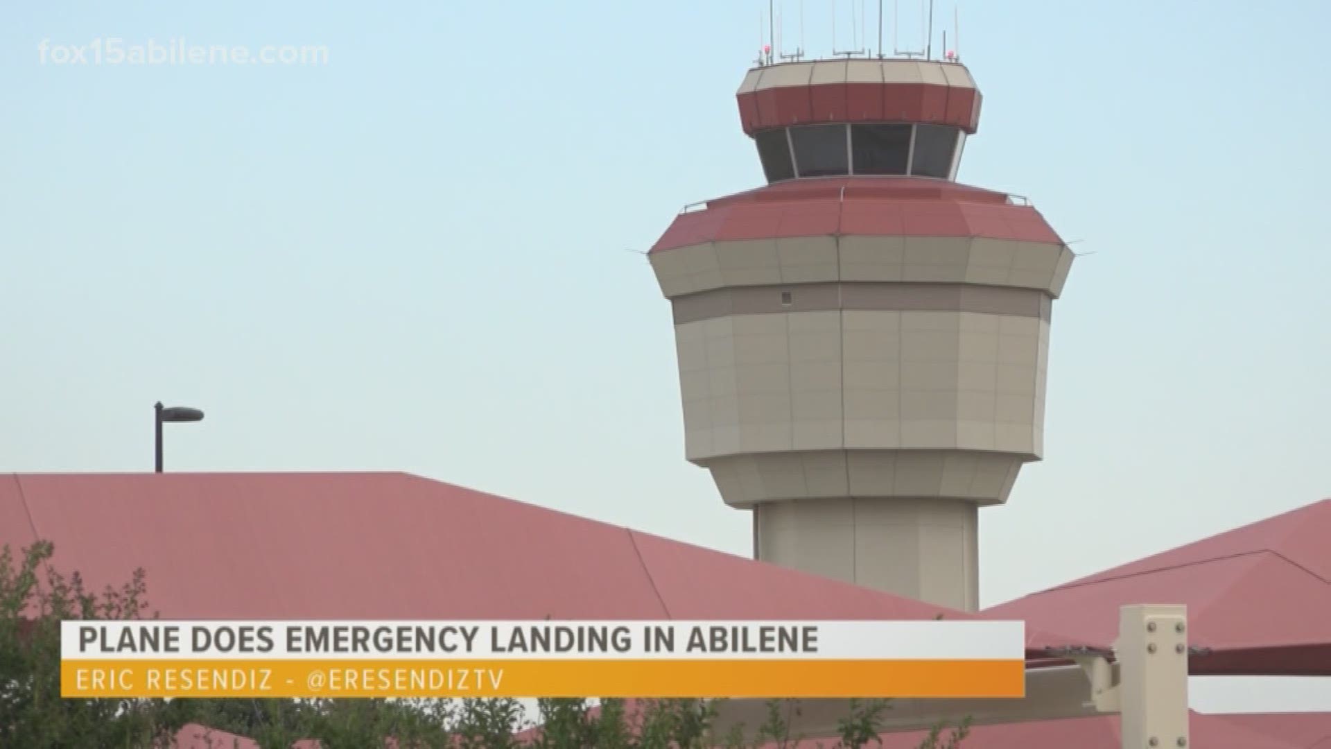 The pilot was the only person onboard of a small plane that did an emergency landing at the Abilene Regional Aiprort