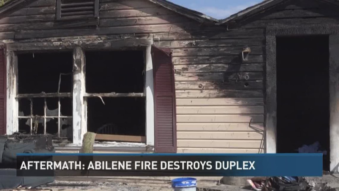 An Abilene fire destroyed almost everything in a duplex | myfoxzone.com