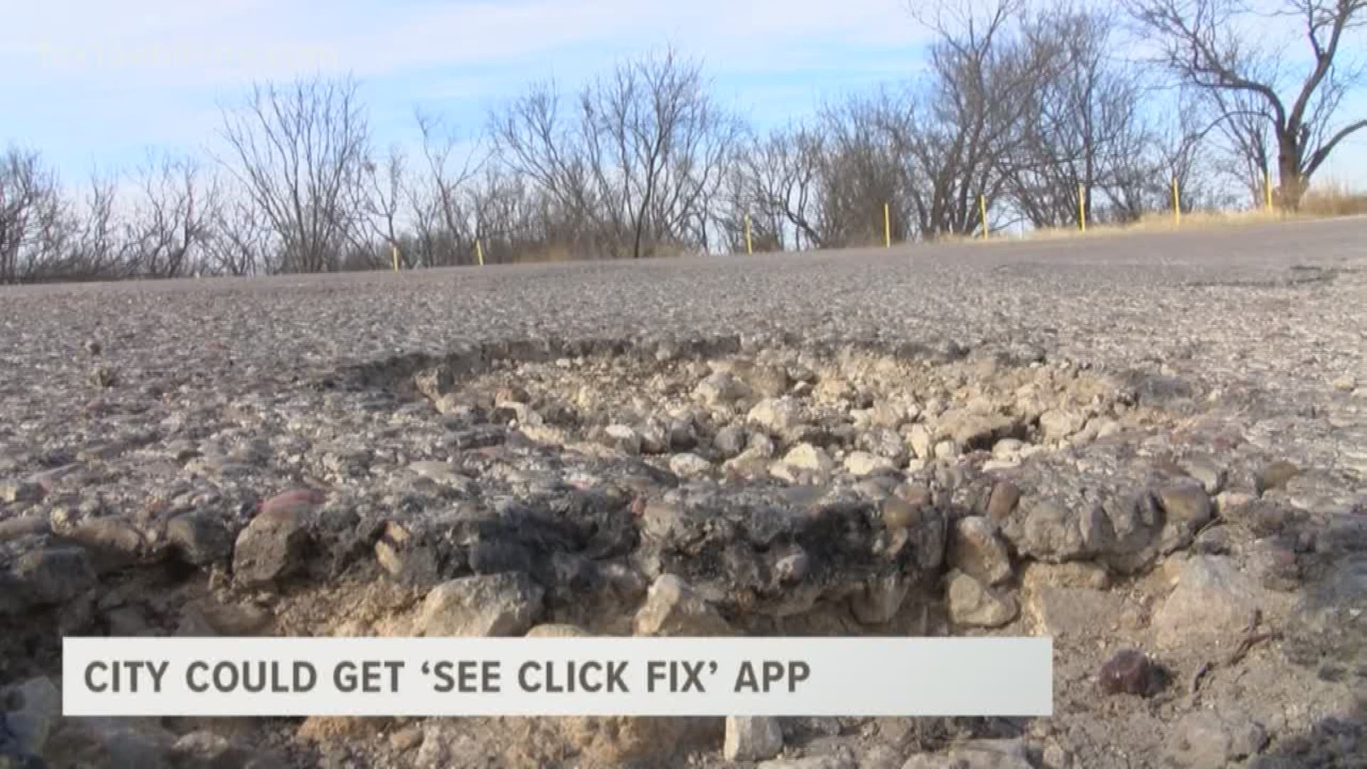 New road app where you can report issues.