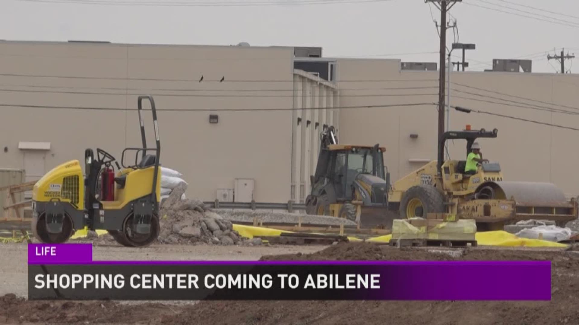 A new shopping center is coming to the south side of Abilene!