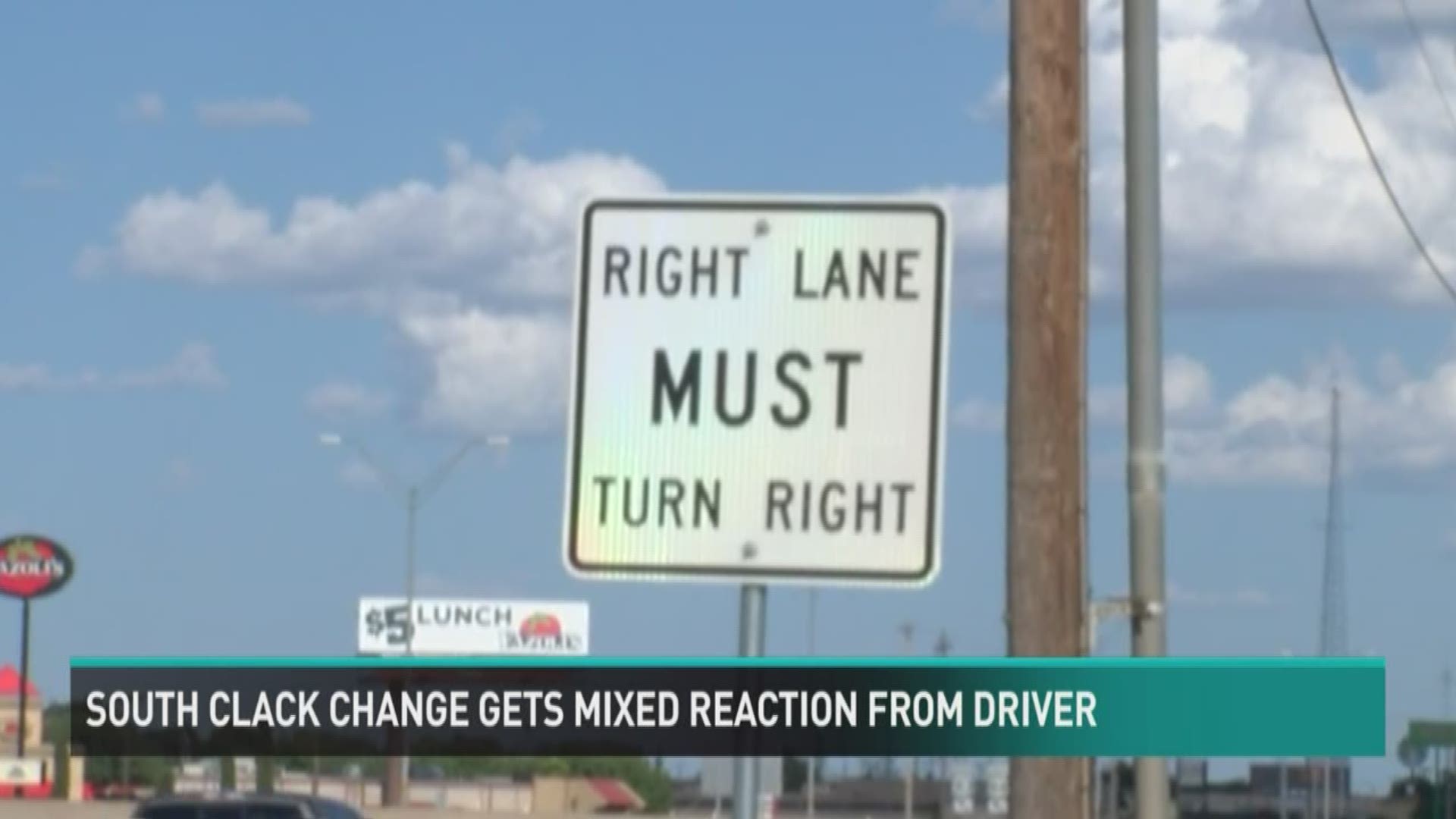 Abilene drivers are concerned about a new turning lane.