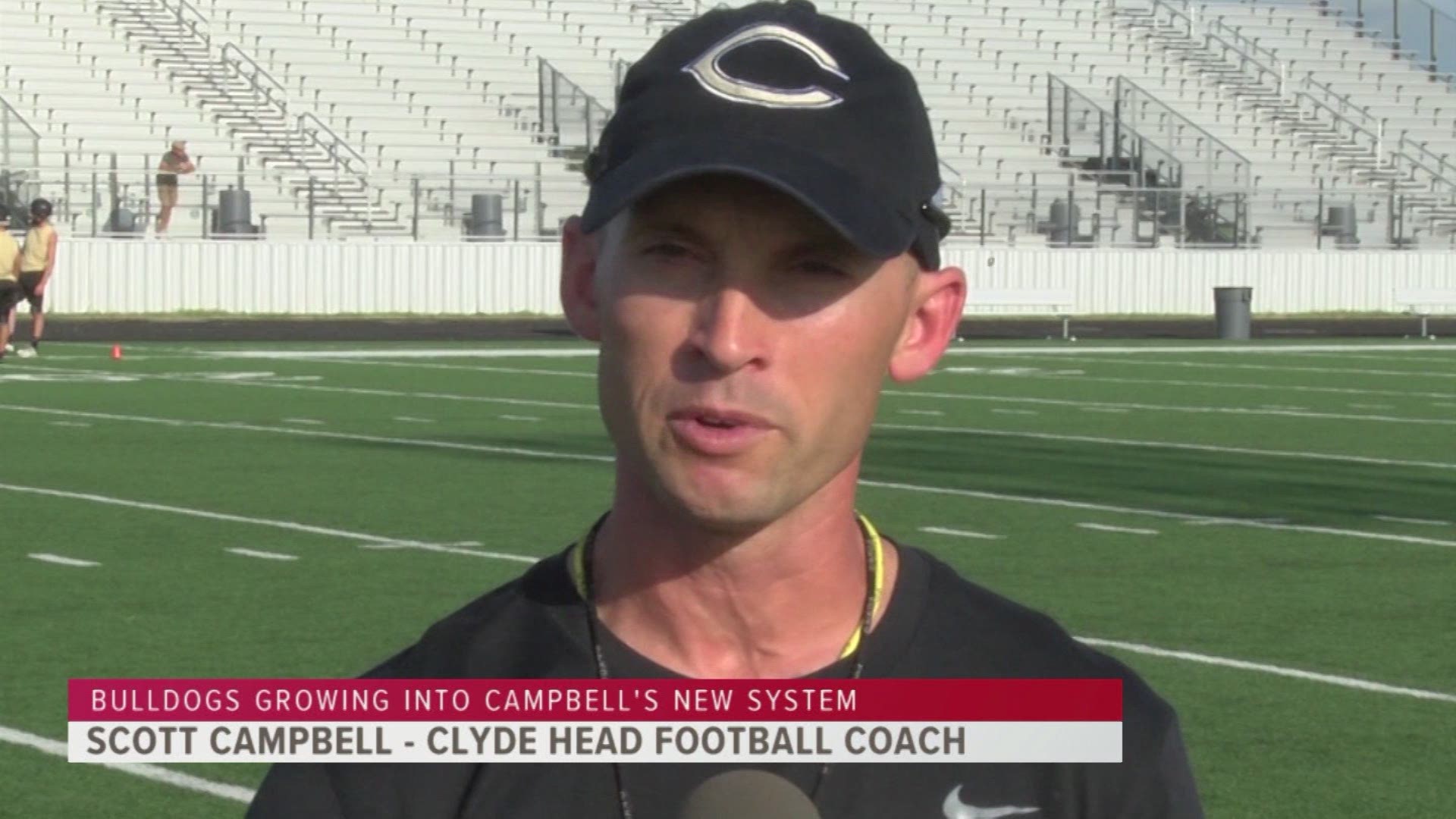 A few months into the new job and new Clyde head coach Scott Campbell has been hard at work installing his new system. His athletes seem to be taking to it well.