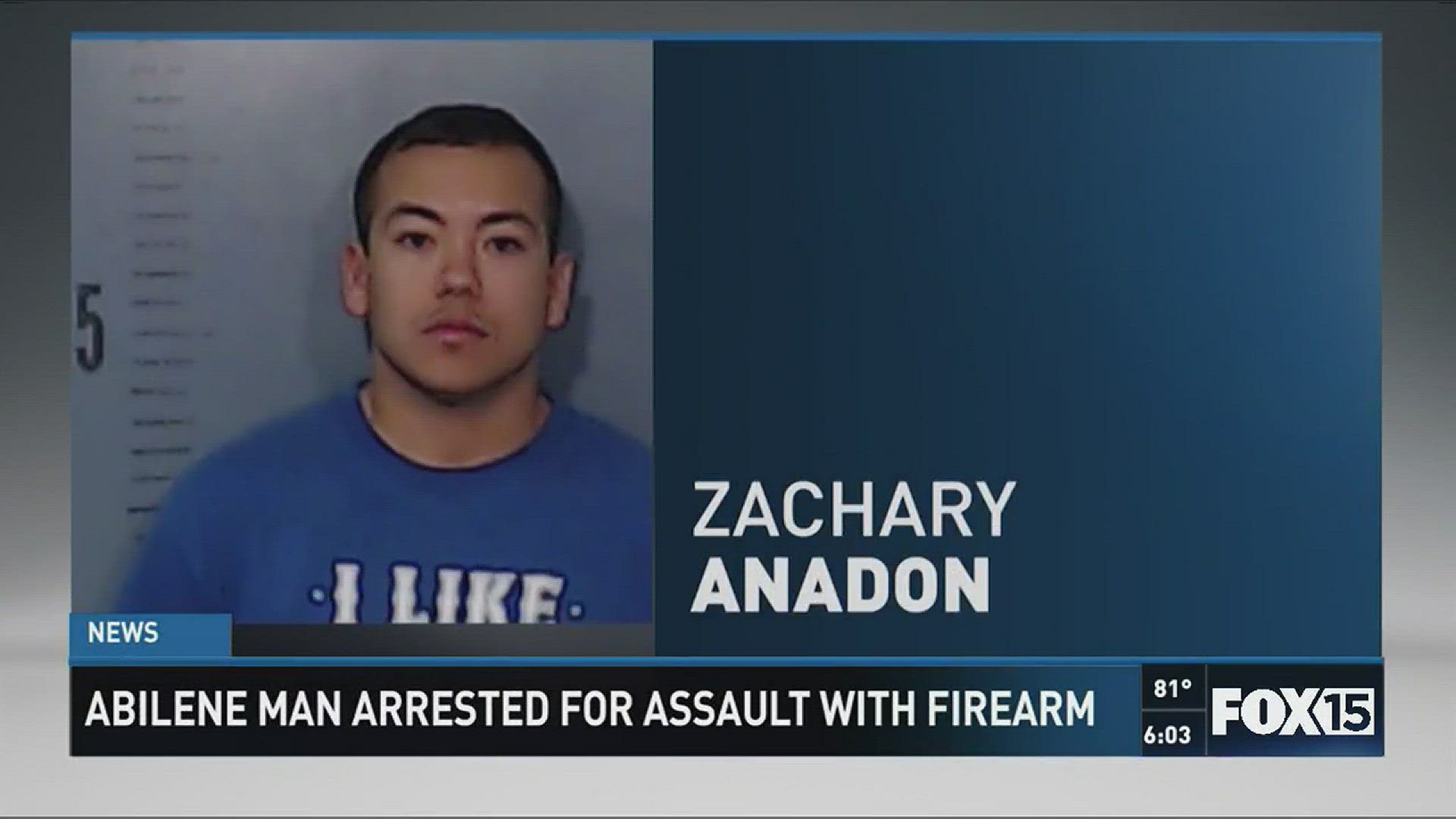 An Abilene man has been charged with aggravated assault with a gun after shooting another man in the leg.