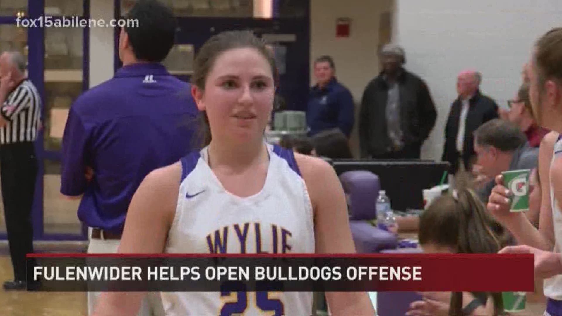 Senior Wylie Bulldogs guard Lauren Fulenwider has been tearing apart times beyond the arc. Odds are, if she gets any space, she'll knock it down. That will surely help push the Bulldogs deeper into the playoffs.