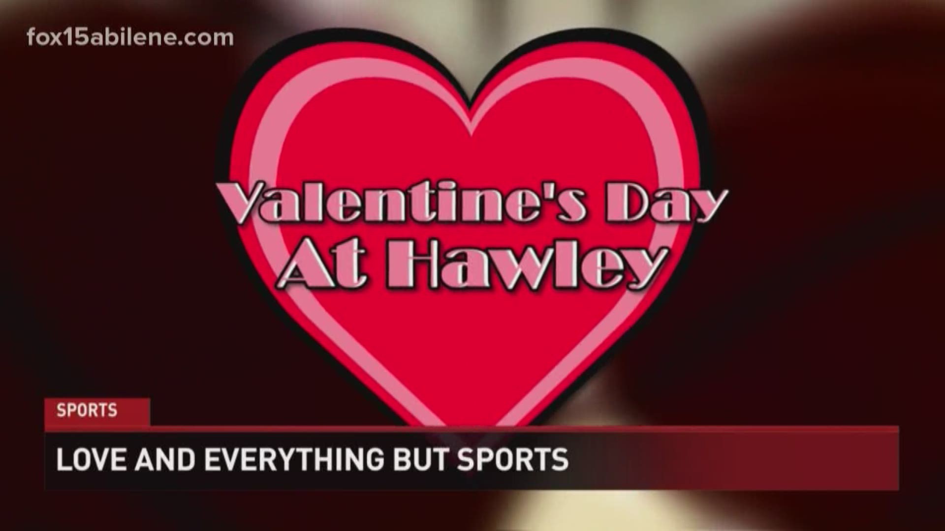In the spirit of Valentine's Day, we stopped by Hawley to see how some Bearcats are showing love to their special someone.
