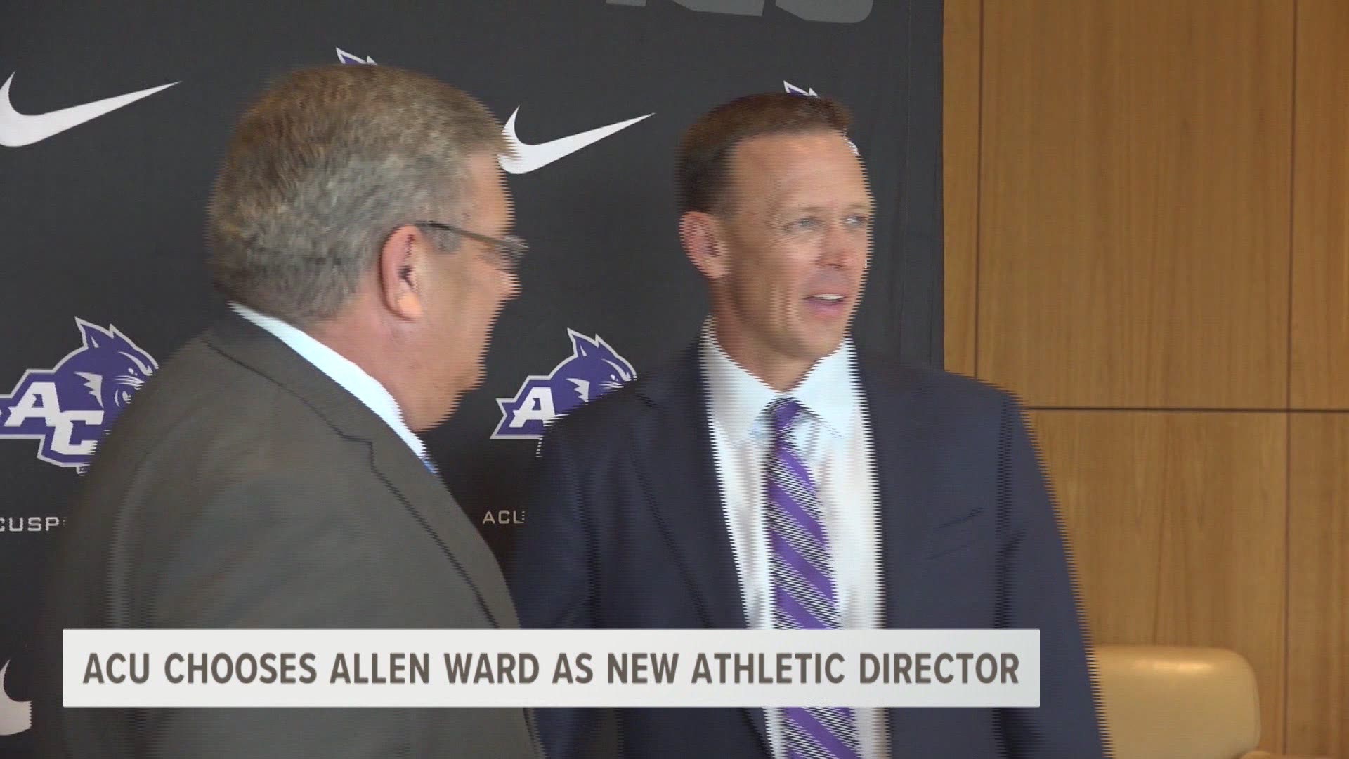 ACU's hunt for a new leading man finally reached its end. Allen Ward was officially introduced as the Wildcats new Athletic Director.