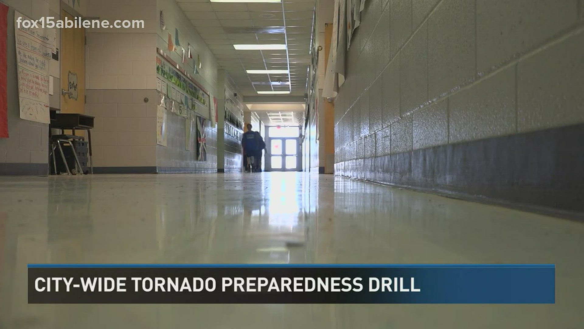 The city of Abilene conducts tornado preparedness drill