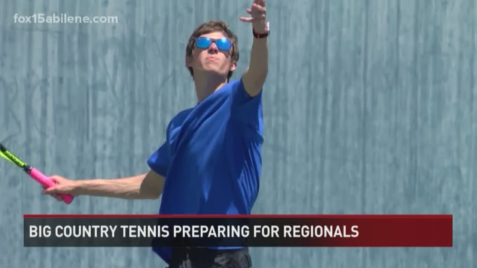 A host of tennis squads from around the Big Country were at Cooper High School preparing for Regional playoffs that start next week.