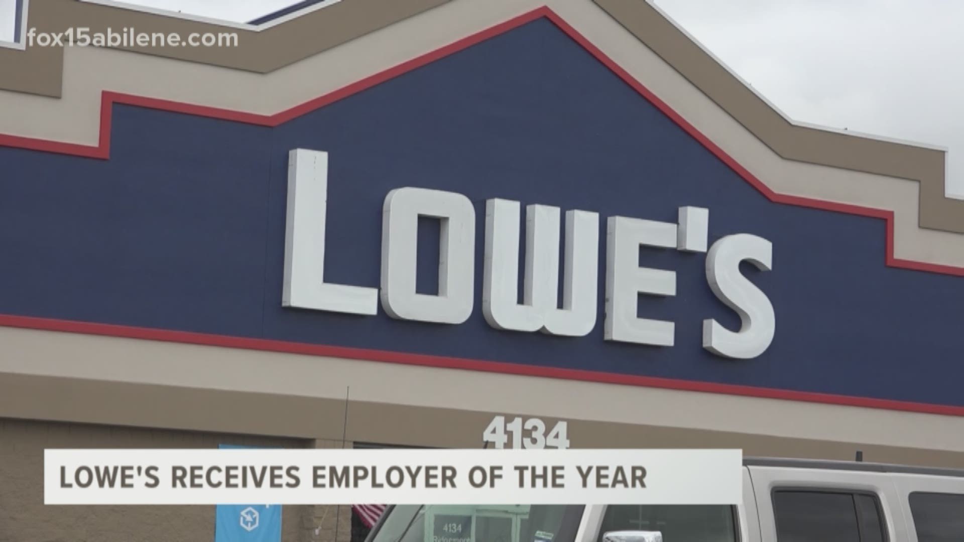 Texas veterans commission awards Lowe's.