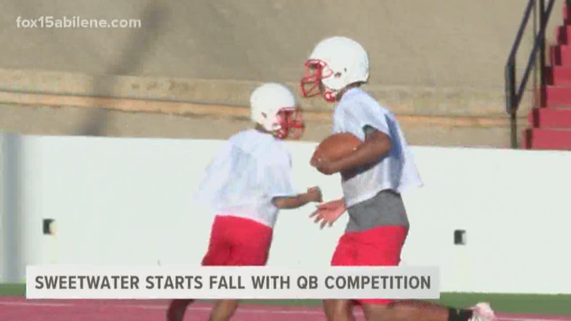 A new starting man will be under center when the Sweetwater Mustangs kick off the season. A pair of young passers have their chance to take over.