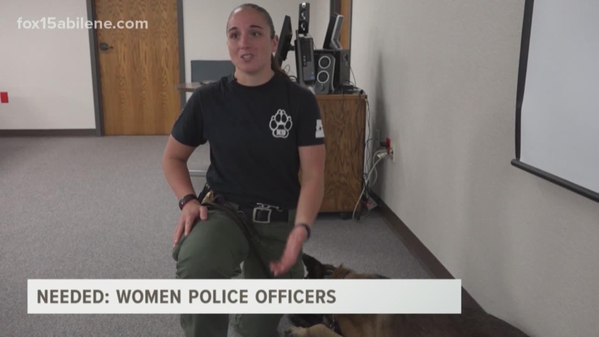 An Abilene K-9 officers told Fox 15 why she loves her job, and why more women should join.