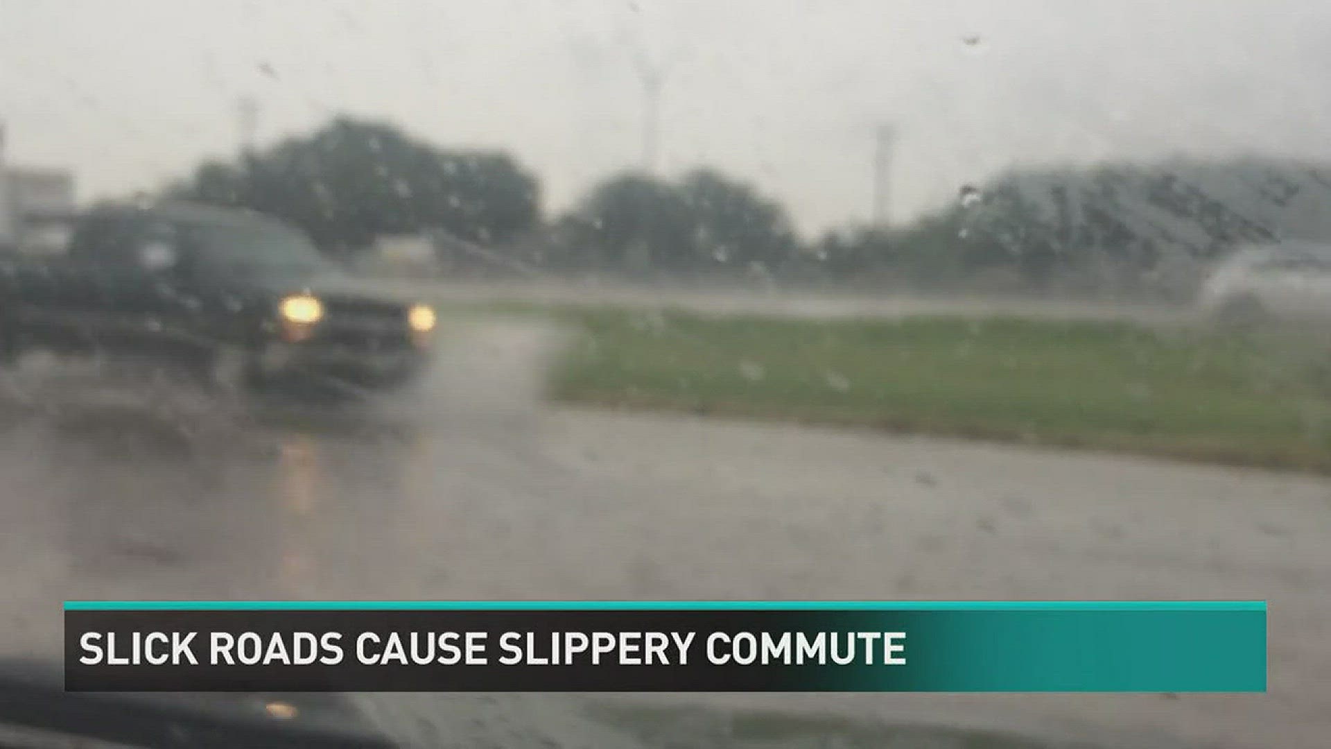 Our wet weather is bringing more than just rain, it's also creating slick roads.