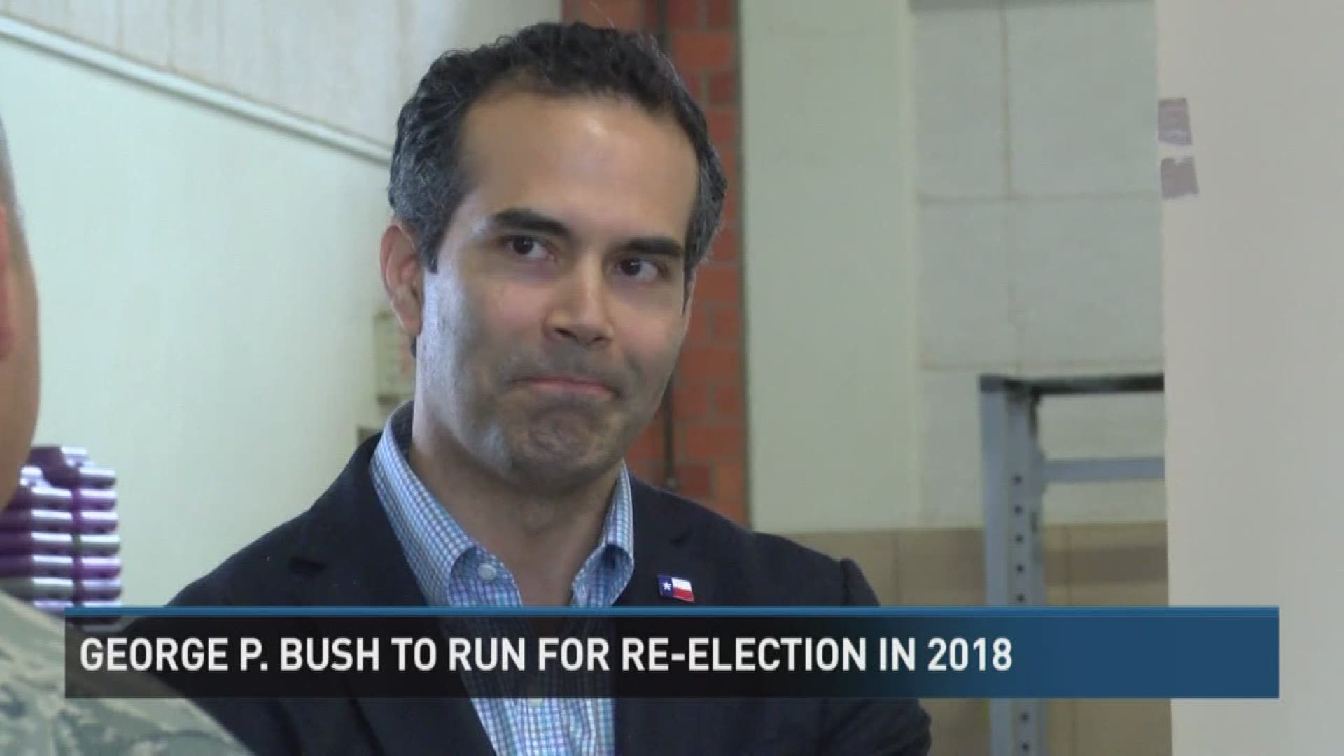 George P. Bush announced his run for re-election on Monday.