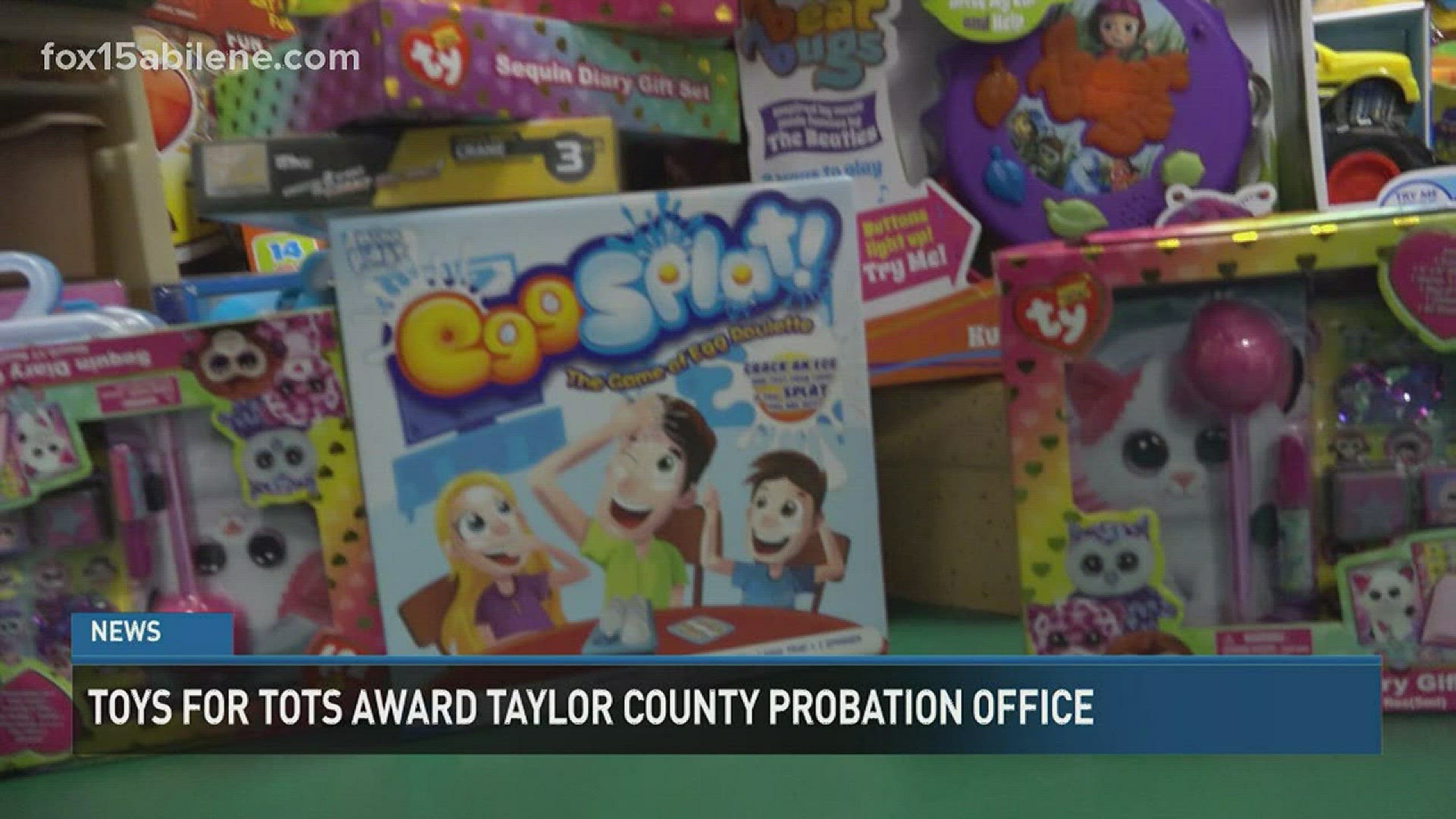 Taylor County probation office is a huge contributor to the annual program.