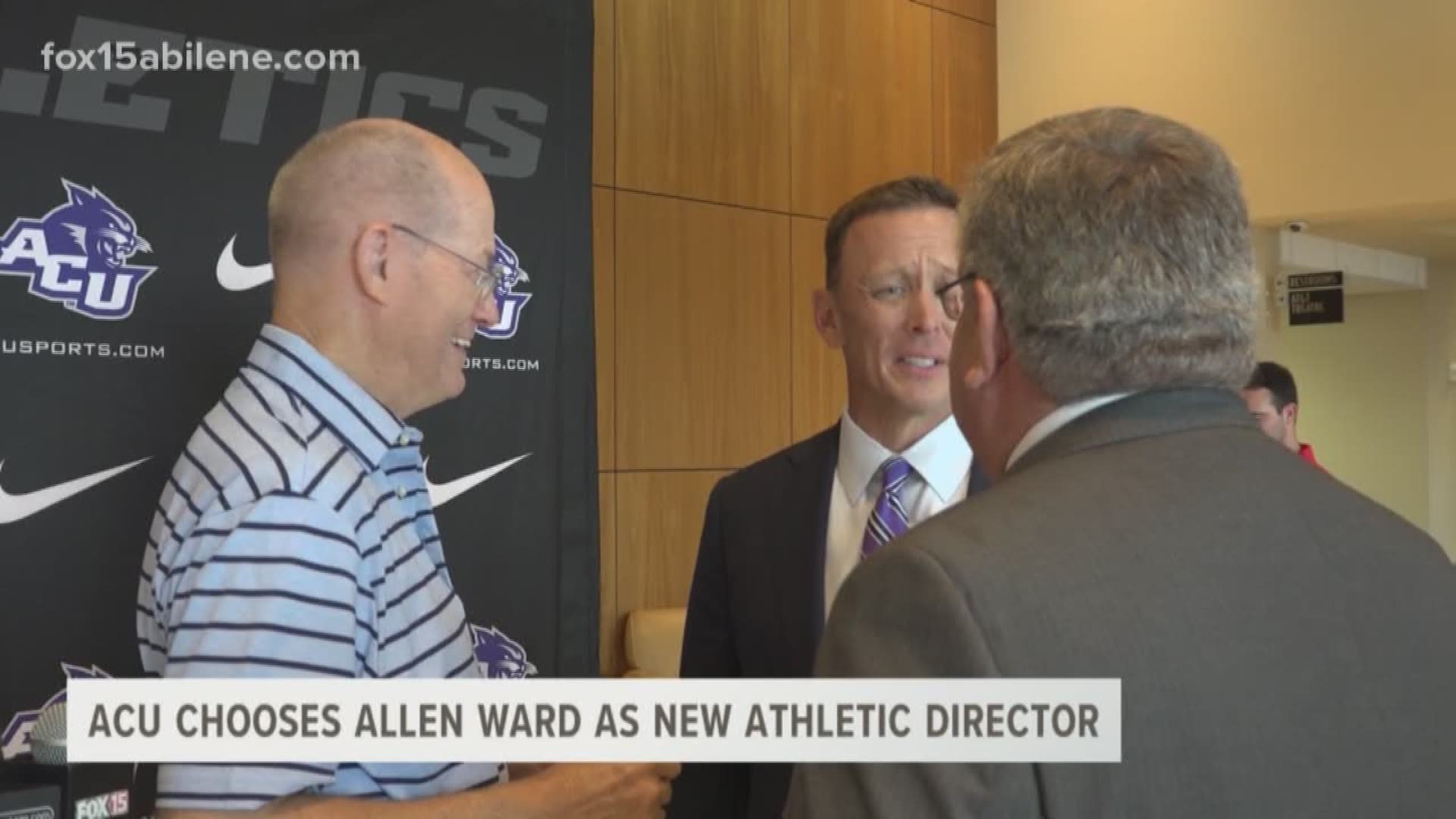 ACU's hunt for a new leading man finally reached its end. Allen Ward was officially introduced as the Wildcats new Athletic Director.